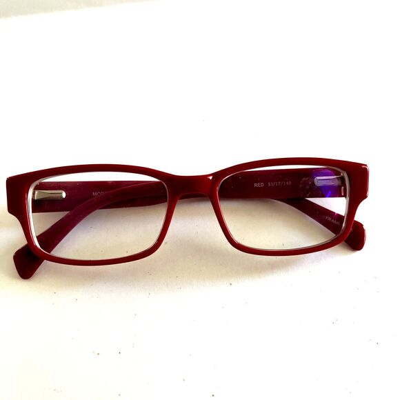 Modern Slck Eyeglasses  Designer Frames Only Red 51-17-140 - Picture 2 of 6